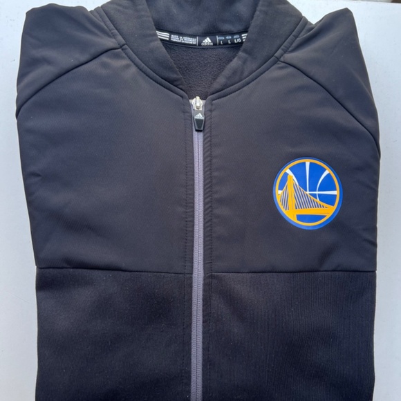 Golden State Warriors Adidas Zip -up Jacket- (Men's L) - Picture 4 of 9